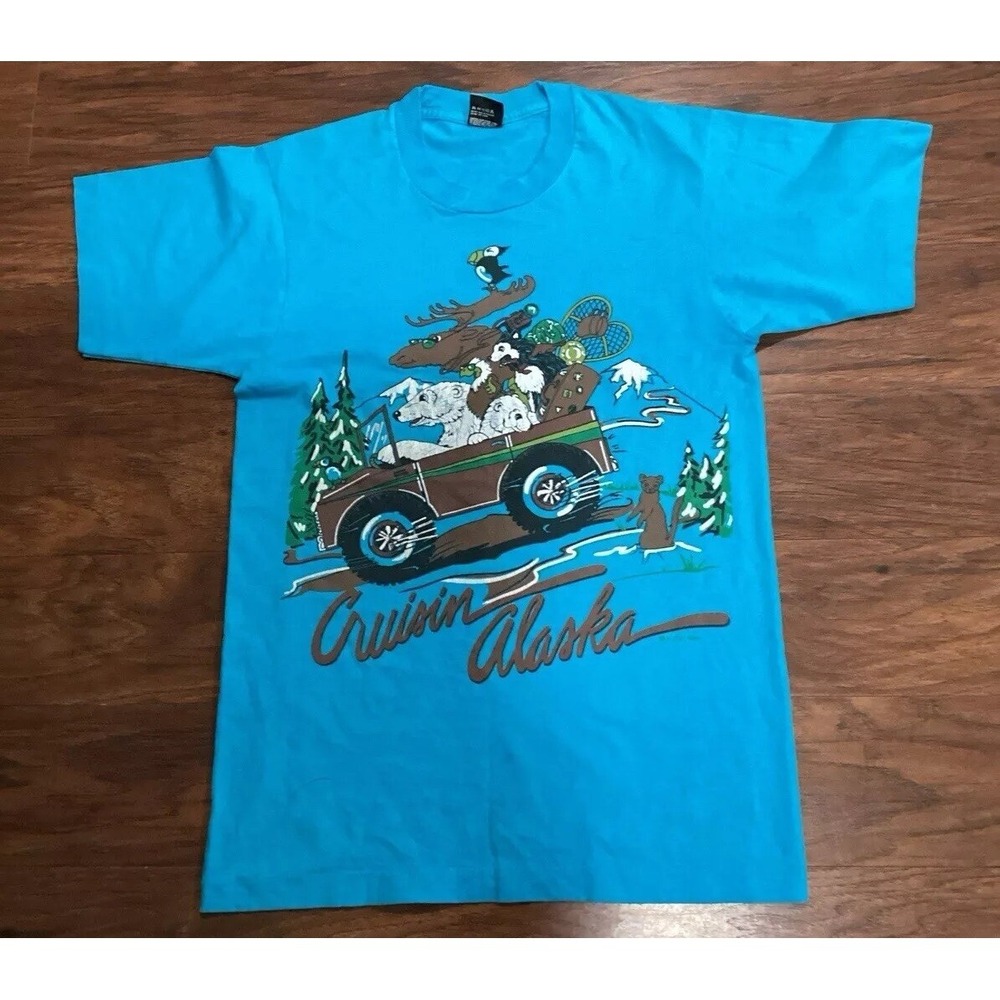 Vintage 80's Cruisin Alaska Shirt Medium